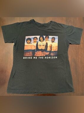 Bring Me The Horizon Black Band Graphic Tee, size xl